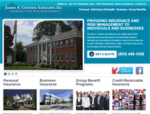 Tablet Screenshot of jamesaconnors.com